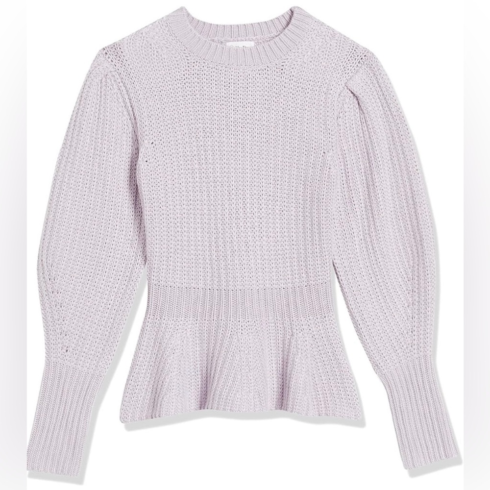 The Drop women’s‎ lilac/purple long balloon sleeve pullover sweater size small